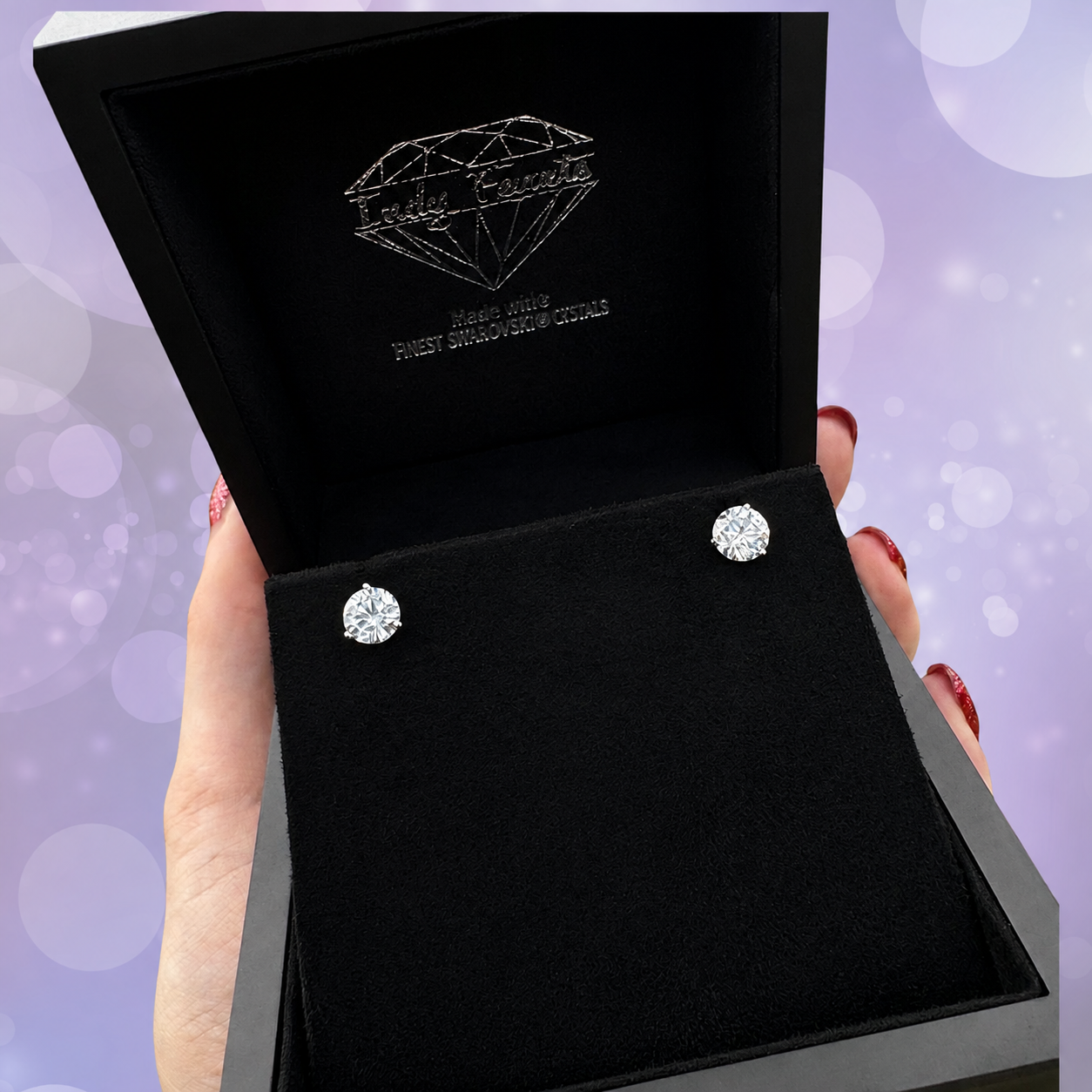 2026 Diamond Raffle diamond stud earrings
