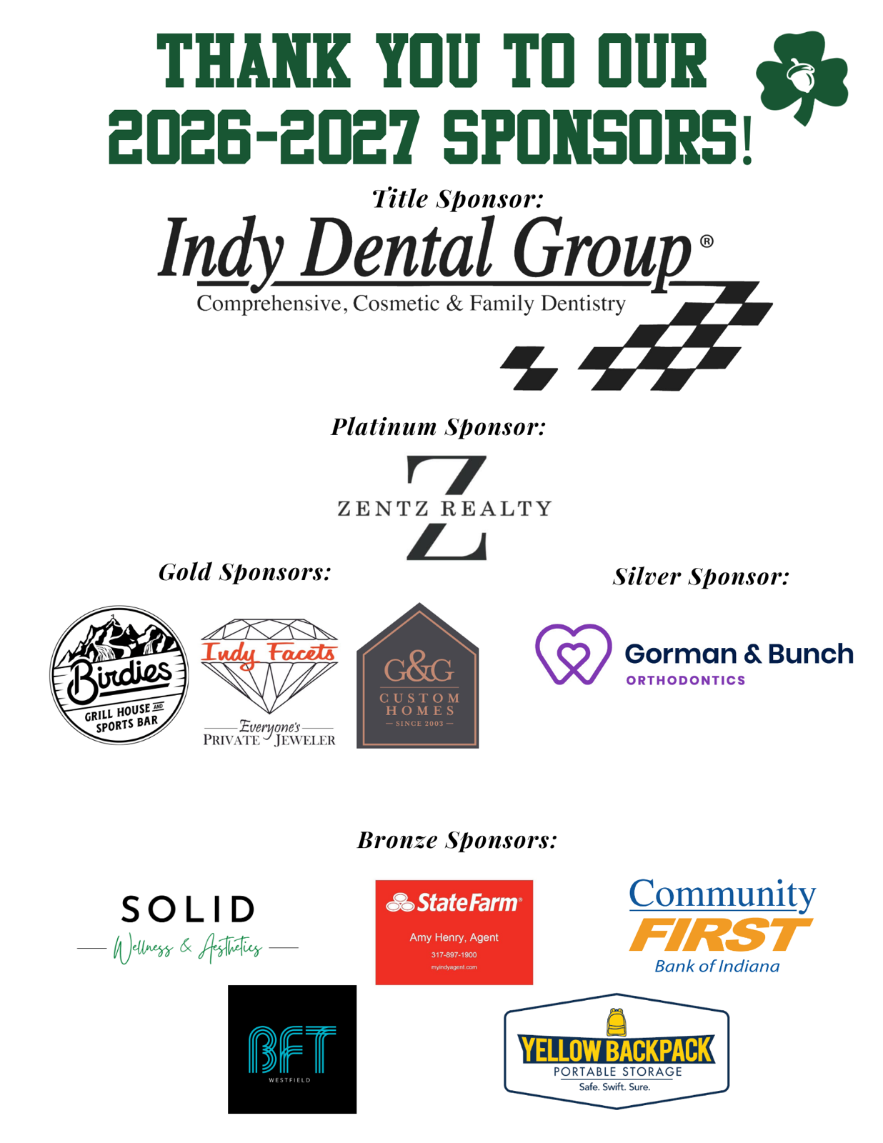 Savor Westfield 2026 Sponsor Sheet